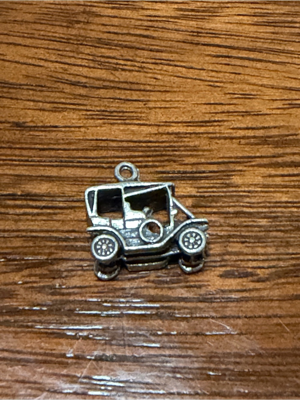 Vintage 925 Sterling Silver Charm ANTIQUE CAR